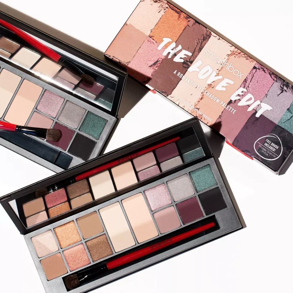 SMASHBOX THE LOVE EDIT: ROMANTIC EYESHADOW PALETTE NIB
